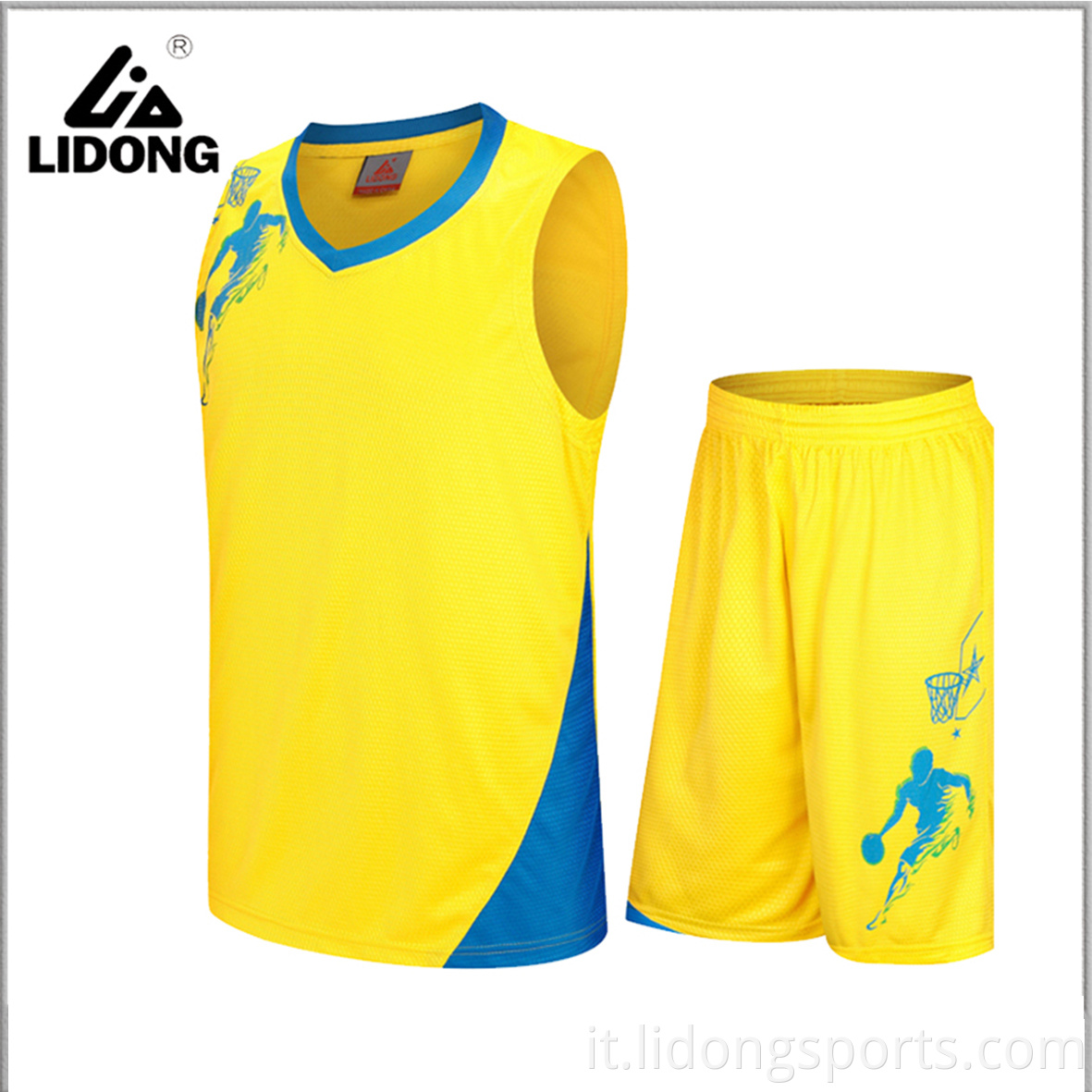 Nuove uniformi di basket all'ingrosso e uniformi da basket per adulti fatti su misura unisex